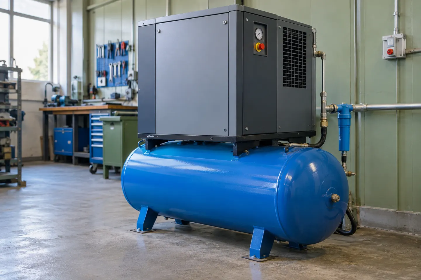 Commercial air compressor equipment